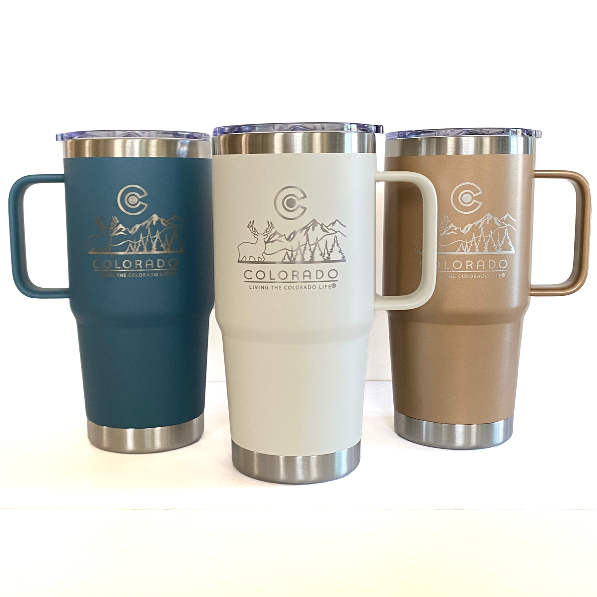 NEW! The Traveler insulated mug – Living the Colorado Life®