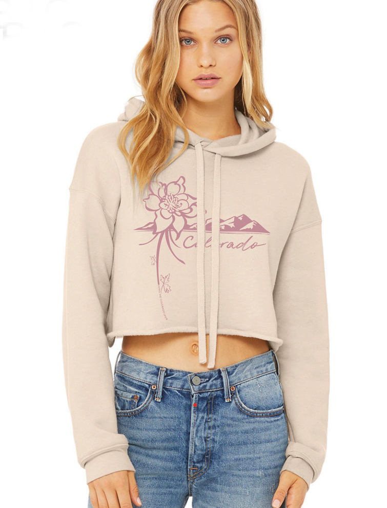 Zipper shop crop hoodie