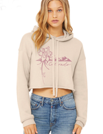 cropped hoodie - columbine