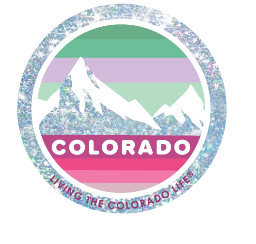 sticker - glitter mtn