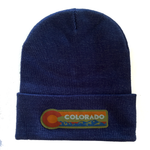 Colorado cuff beanie - navy heather