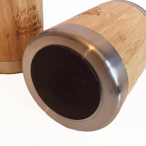 Bamboo insulated mug
