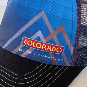 colorado trucker hat - blue