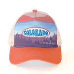 colorado trucker hat - melon