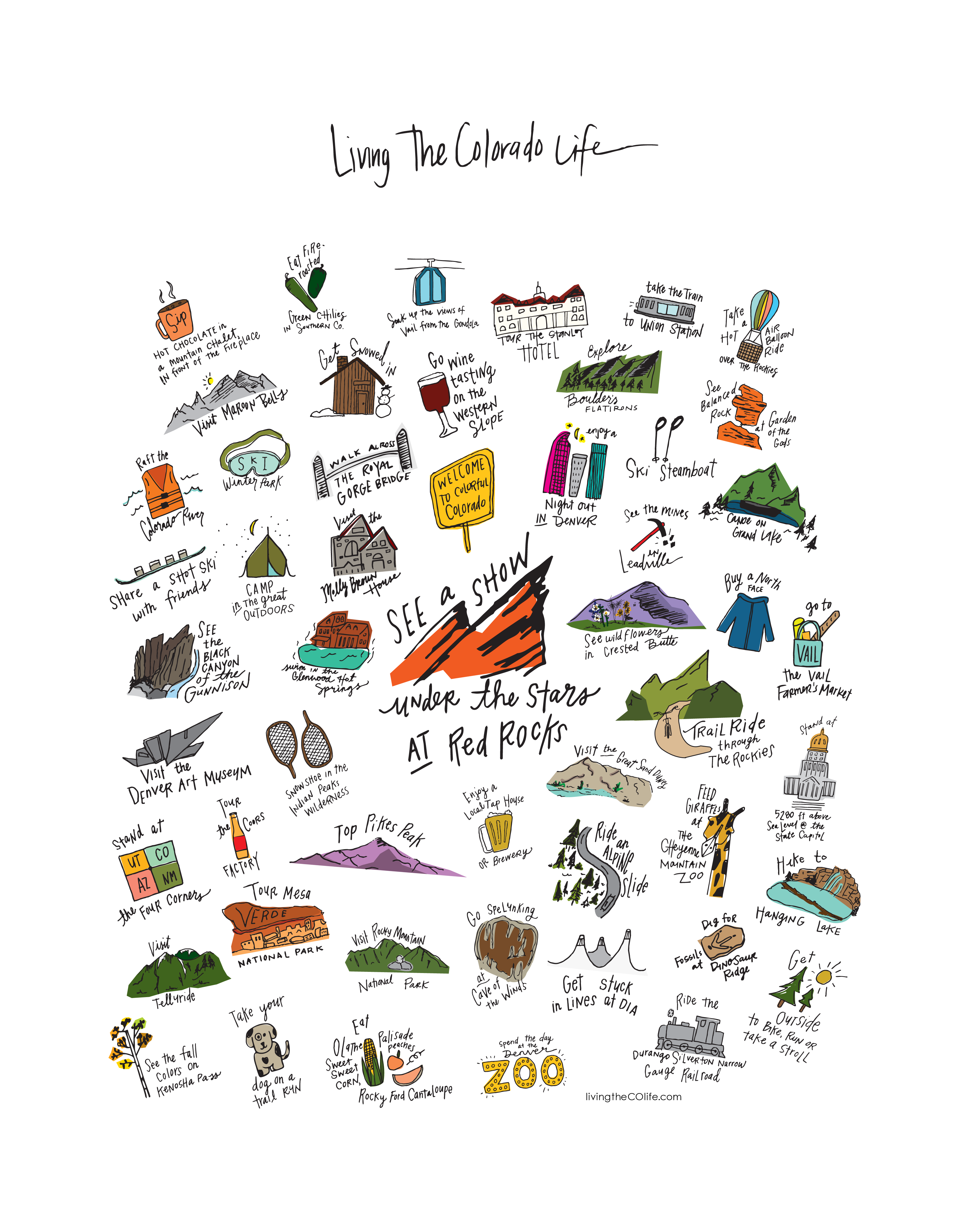 11x14 print - Living the Colorado Life