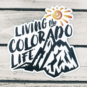 car magnet - colorado mountain