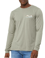mountain stripe long-sleeve tee - 2 tee colors