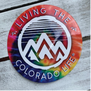 colorado tie dye sticker